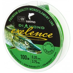Леска монофильная Salmo Diamond Exelence Fluoro Coated Green 100 м