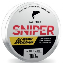 Леска монофильная Salmo Sniper CLEAR 100 м