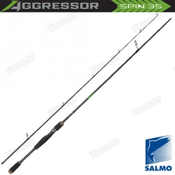 Спиннинг Salmo Aggressor SPIN 35, углеволокно, штекерный, 2,4 м, тест: 10-35 г, 165 г