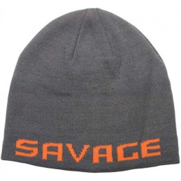 Шапка Savage Gear Logo Beanie Grey/Orange