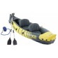 Надувной 2-местный каяк из ПВХ Pro Marine x2 Yellow (надувное дно, желтый)
