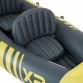 Надувной 2-местный каяк из ПВХ Pro Marine x2 Yellow (надувное дно, желтый)
