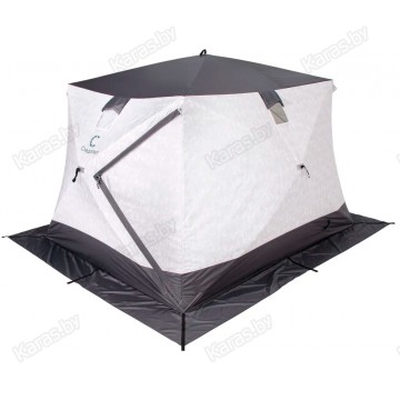 Палатка зимняя Следопыт Куб Thermo Premium Long, трехслойная (2.3х2.9х2.0 м)