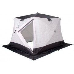 Палатка зимняя Следопыт Куб Thermo Premium Long, трехслойная (2.3х2.9х2.0 м)