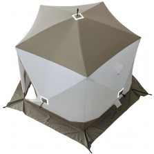 Палатка зимняя Следопыт КУБ PREMIUM 5 СТЕН, трехслойная (2.8х2.75х2.05 м)