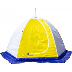Палатка зимняя СТЭК "ELITE" 2-местная (2.2x2.2x1.5 м, трехслойная, дышащая)