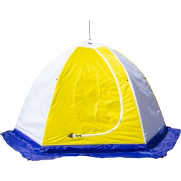 Палатка зимняя СТЭК "ELITE" 2-местная (2.2x2.2x1.5 м, трехслойная, дышащая)