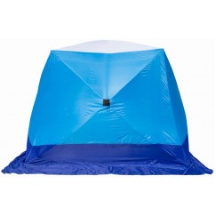 Палатка зимняя СТЭК КУБ 3 LONG трехслойная, дышащая (2.2х2.5х2.0 м)