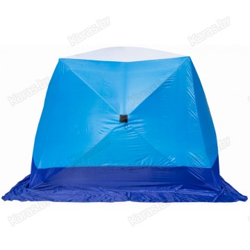 Палатка зимняя СТЭК КУБ 3 LONG трехслойная, дышащая (2.2х2.5х2.0 м)