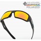 Очки поляризационные Tagrider IMN-001-45 Gold Red Mirror в чехле