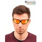 Очки поляризационные Tagrider N25-45 Gold Red Mirror в чехле