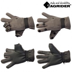 Перчатки Tagrider 095-7 неопреновые с флисом 3 откидных пальца