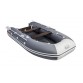 Надувная 4-местная ПВХ лодка Таймень LX 3400 НДНД (графит, светло-серый)