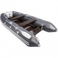 Надувная 5-местная ПВХ лодка Таймень LX 3600 СК (графит, светло-серый)