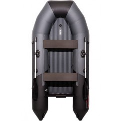 Надувная 2-местная ПВХ лодка Таймень NX 2900 НДНД Комби (графит, черный)