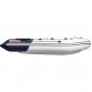 Надувная 3-местная ПВХ лодка Таймень NX 3200 НДНД Комби (светло-серый, синий)
