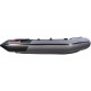 Надувная 3-местная ПВХ лодка Таймень NX 3200 НДНД Комби (графит, черный)