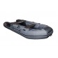 Надувная 4-местная ПВХ лодка Таймень NX 3400 НДНД Pro Комби (графит, черный)