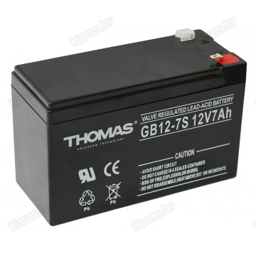 Аккумулятор для эхолота Thomas GB12-7S 12V, 7Ah