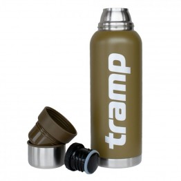 Термос TRAMP Expedition Line 1,2 л с дополнительной чашкой (оливковый)