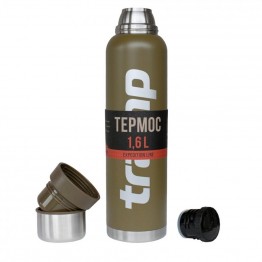 Термос TRAMP Expedition Line 1,6 л с дополнительной чашкой (оливковый)