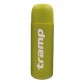 Термос TRAMP Soft Touch 1,0 л с дополнительной чашкой (оливковый)