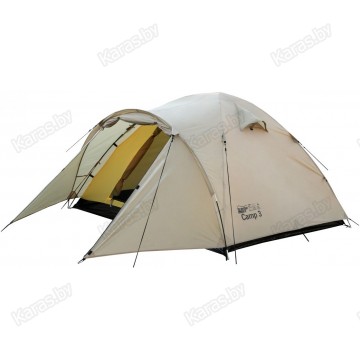 Туристическая палатка Tramp Lite Camp 3 (v2) Sand