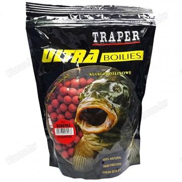 Бойлы Traper Ultra Boilies Ochotka 16mm (мотыль, 1 кг)