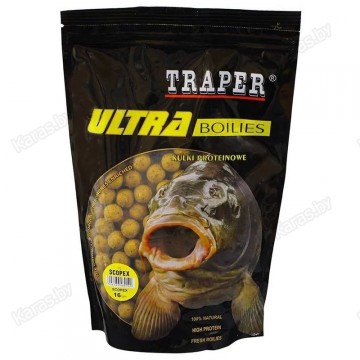 Бойлы Traper Ultra Boilies Scopex 16mm (универсальный сладкий, 1 кг)