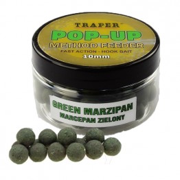 Бойлы Traper Pop-Up Method Feeder Marcepan zielony 10mm (зеленый марципан, 30г)