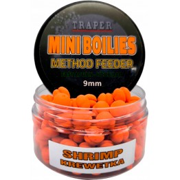 Бойлы Traper Mini Boilies 9 мм/50 г Krewetka (Креветка)