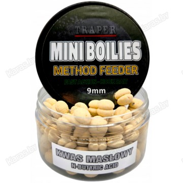 Бойлы Traper Mini Boilies 9 мм/50 г Kwas masłowy (Масляная кислота)