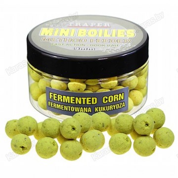 Бойлы Traper Mini Boilies Fermentowana kukurydza 9 mm (ферментированная кукуруза, 50г)