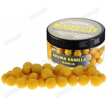 Бойлы Traper Mini Boilies Wanilia 9 mm (Ваниль, 50г)