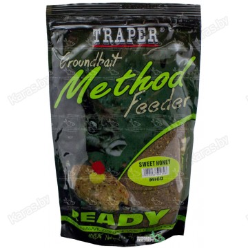 Прикормка Traper Method Feeder Ready Miod 750 г (мед, готовая)