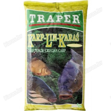 Прикормка Traper Популярная Карп-Линь-Карась 1 кг