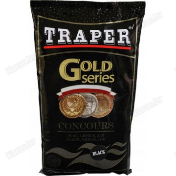 Прикормка Traper Gold Concours Black 1кг (черная)