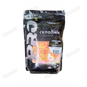 Компонент для прикормки Vabik Big Pack Печиво микс флюо 750 г