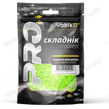 Компонент для прикормки Vabik PRO Печиво зелёное флюо XXL 150 г