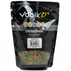 Компонент для прикормки Vabik Big Pack Гранулы Фрут Микс 750 г