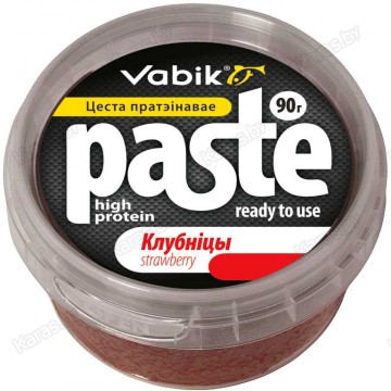 Приманка Vabik Paste тесто протеиновое Клубника 90г 