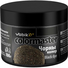 Краска для прикормки Vabik Colormaster черная 100г