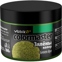 Краска для прикормки Vabik Colormaster зеленая 100г