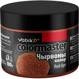 Краска для прикормки Vabik Colormaster красная 100г