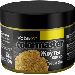 Краска для прикормки Vabik Colormaster желтая 100г
