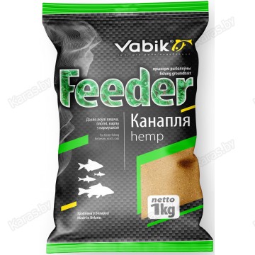Прикормка Vabik Feeder Конопля (светлая) 1кг