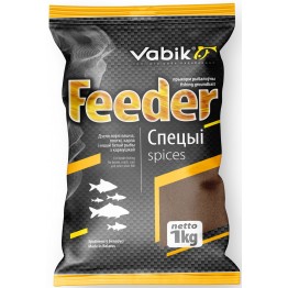 Прикормка Vabik Feeder Специи (коричневая) 1кг