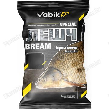 Прикормка Vabik Special Лещ Черный (чёрная) 1кг
