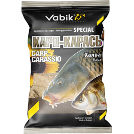 Прикормка Vabik Special Карп-Карась Халва черный (темная) 1кг