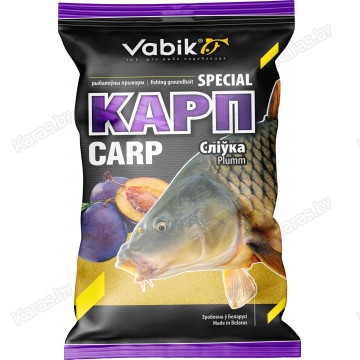 Прикормка Vabik Special Карп Слива (жёлто-коричневая) 1кг